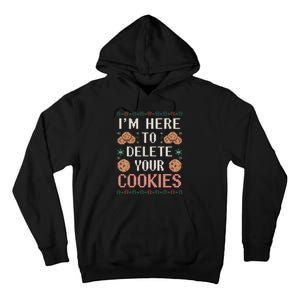 IM Here To Delete Your Cookies Christmas Programmer Tall Hoodie