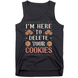 IM Here To Delete Your Cookies Christmas Programmer Tank Top