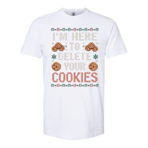 IM Here To Delete Your Cookies Christmas Programmer Softstyle CVC T-Shirt