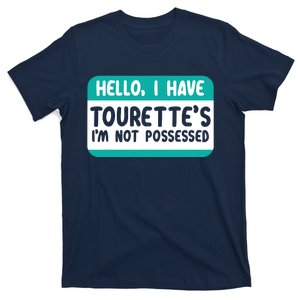 I Have Tourette Syndrome Awareness Teal Ribbon Disorder T-Shirt