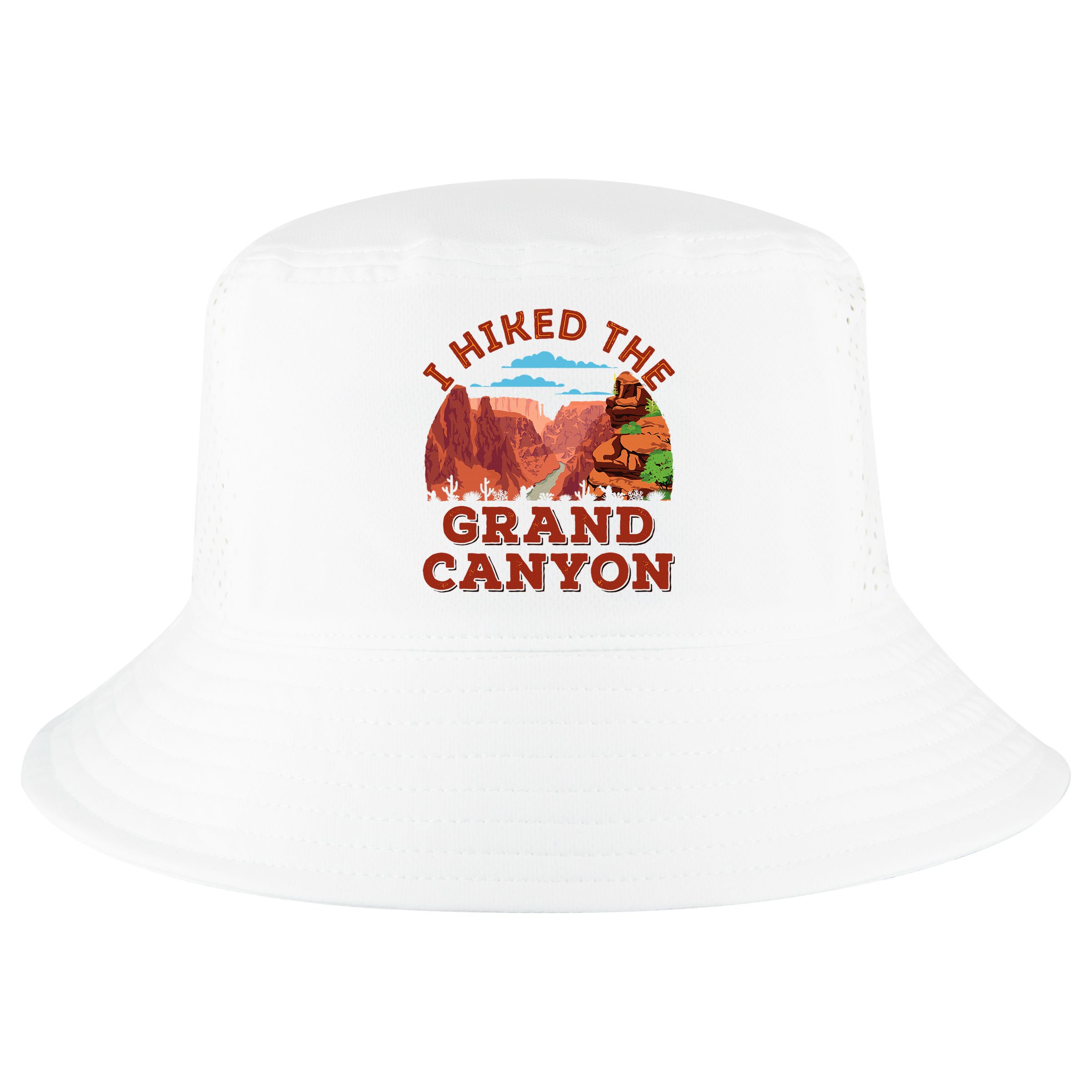 I Hiked The Grand Canyon Souvenir Hiker Hiking  Cool Comfort Performance Bucket Hat