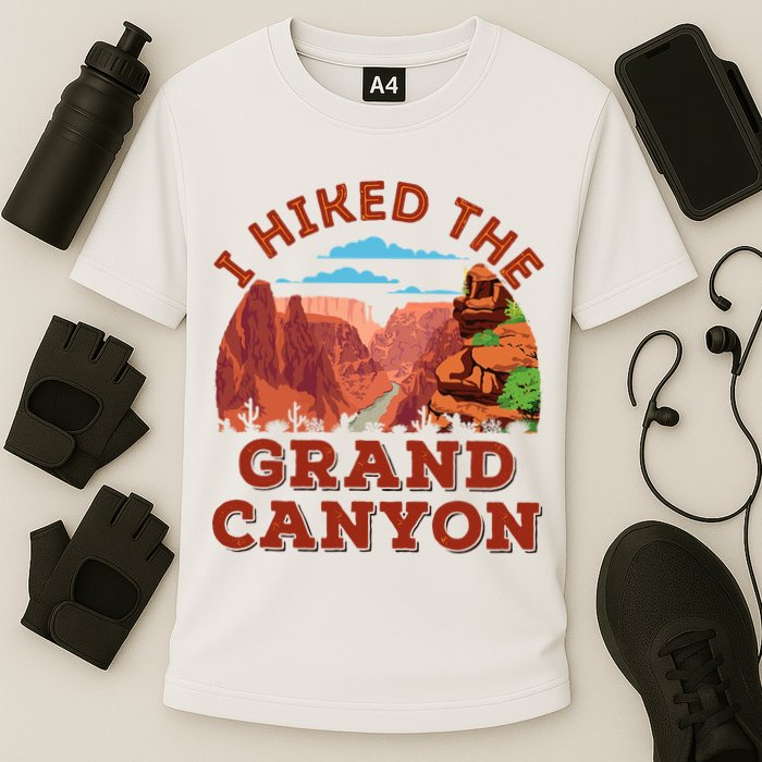 I Hiked The Grand Canyon Souvenir Hiker Hiking  Cooling Performance Crew T-Shirt