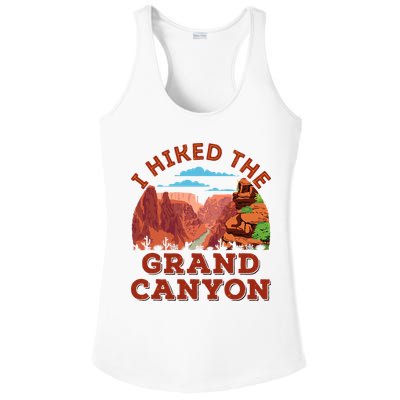 I Hiked The Grand Canyon Souvenir Hiker Hiking  Ladies PosiCharge Competitor Racerback Tank