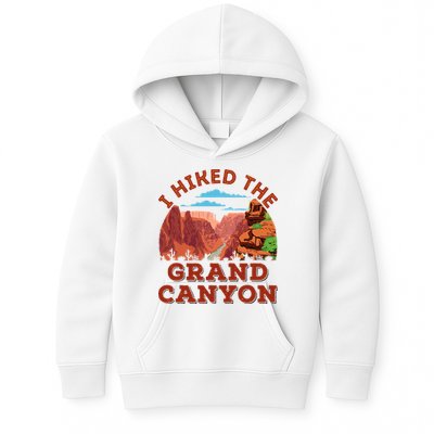 I Hiked The Grand Canyon Souvenir Hiker Hiking  Kids Hoodie