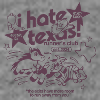 I Hate Texas RunnerS Toddler Hoodie