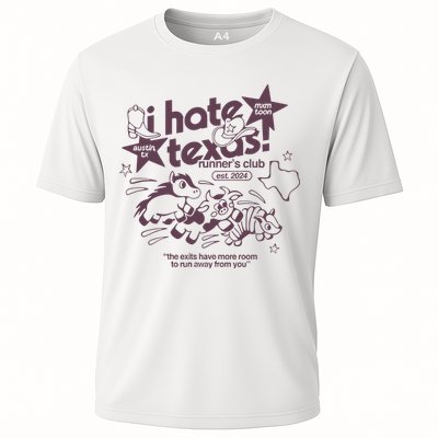 I Hate Texas RunnerS Performance Shirt
