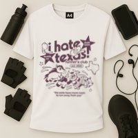 I Hate Texas RunnerS Cooling Performance Crew T-Shirt