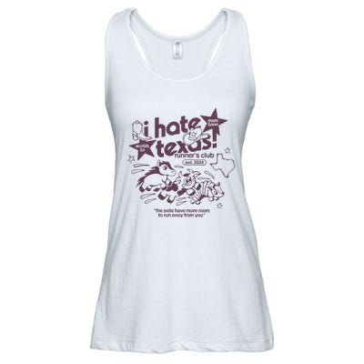 I Hate Texas RunnerS Ladies Essential Flowy Tank