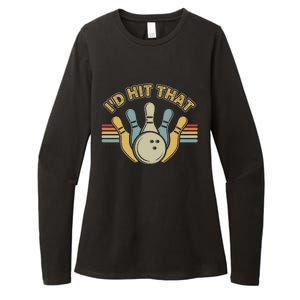 Id Hit That Bowling Womens CVC Long Sleeve Shirt