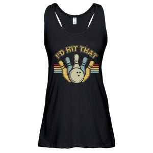 Id Hit That Bowling Ladies Essential Flowy Tank