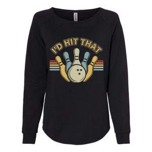 Id Hit That Bowling Womens California Wash Sweatshirt