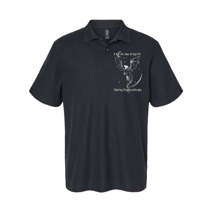 I Had The Time Of My Life Fighting Dragons With You Softstyle Adult Sport Polo