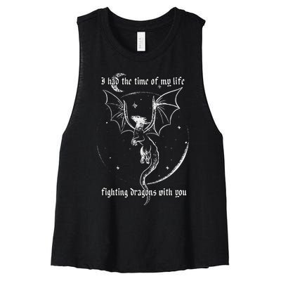 I Had The Time Of My Life Fighting Dragons With You Women's Racerback Cropped Tank