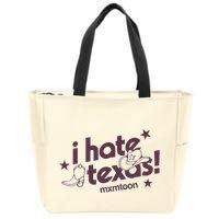 I Hate Texas RunnerS Club Zip Tote Bag
