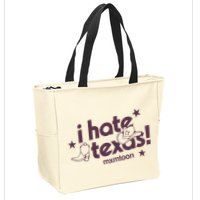 I Hate Texas RunnerS Club Zip Tote Bag