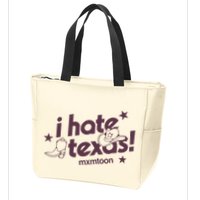 I Hate Texas RunnerS Club Zip Tote Bag