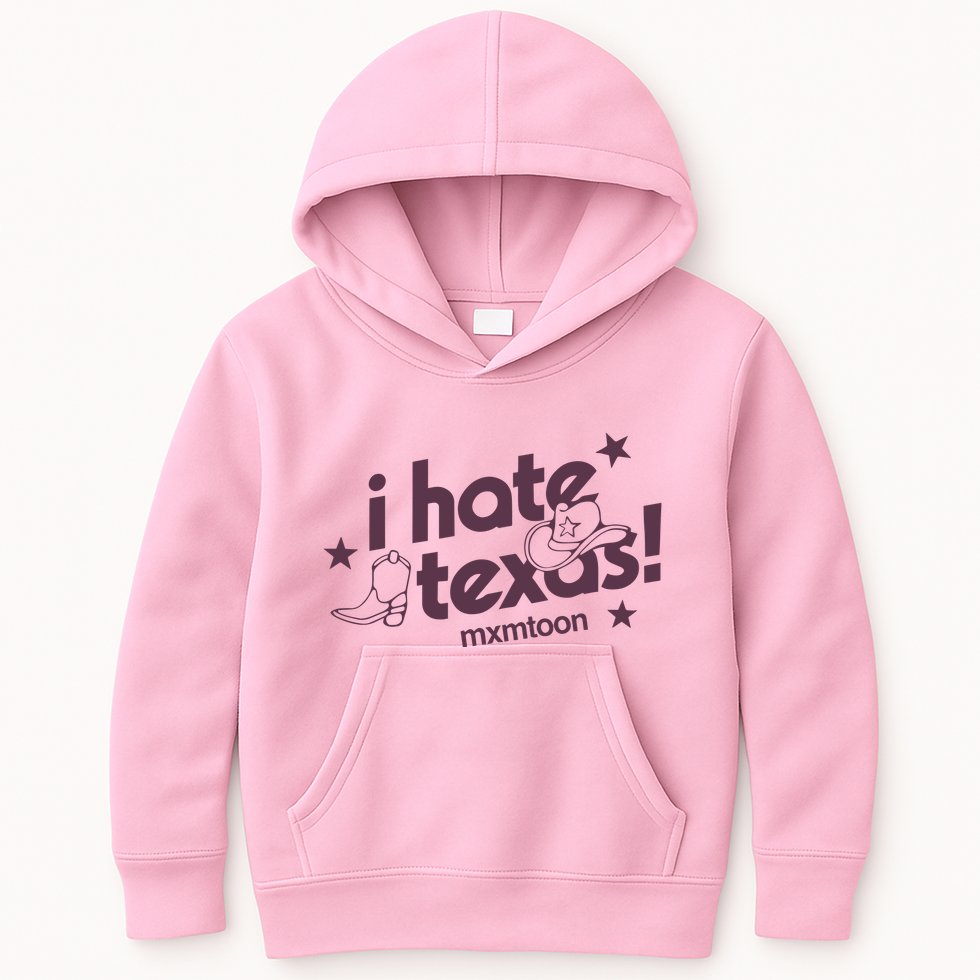 I Hate Texas RunnerS Club Kids Hoodie