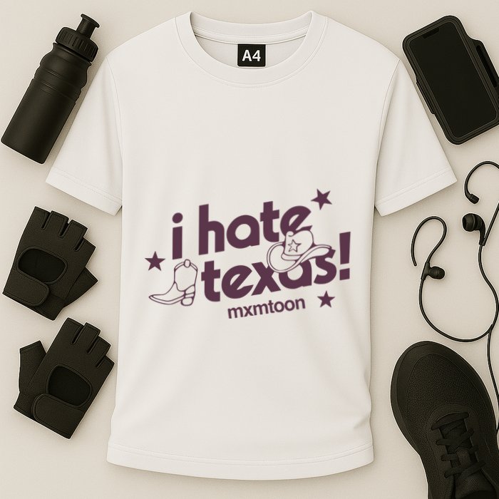 I Hate Texas RunnerS Club Cooling Performance Crew T-Shirt