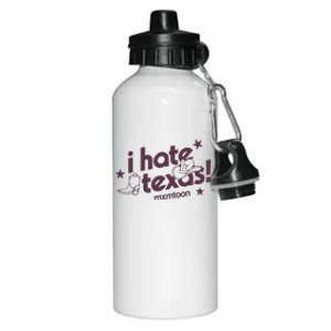 I Hate Texas RunnerS Club Aluminum Water Bottle 