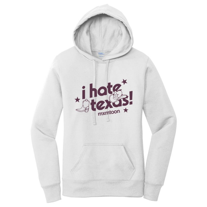 I Hate Texas RunnerS Club Women's Pullover Hoodie