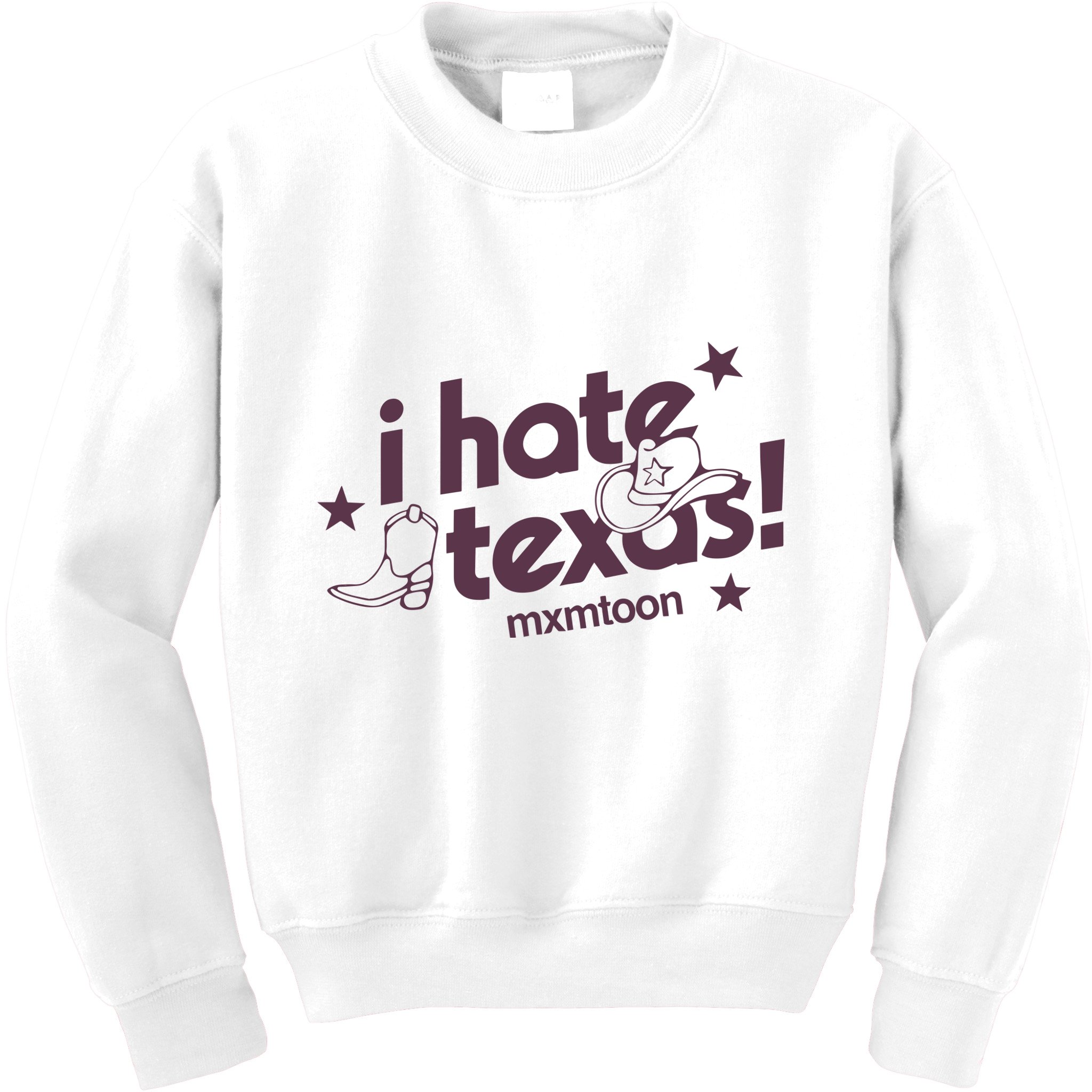 I Hate Texas RunnerS Club Kids Sweatshirt