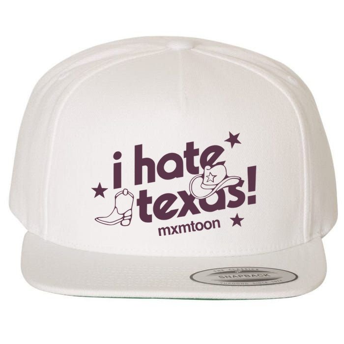 I Hate Texas RunnerS Club Wool Snapback Cap