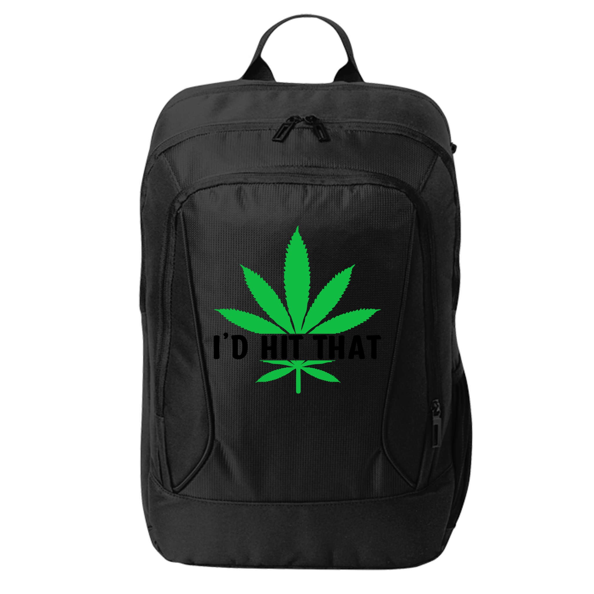 ID Hit That Funny Weed 4/20 City Backpack
