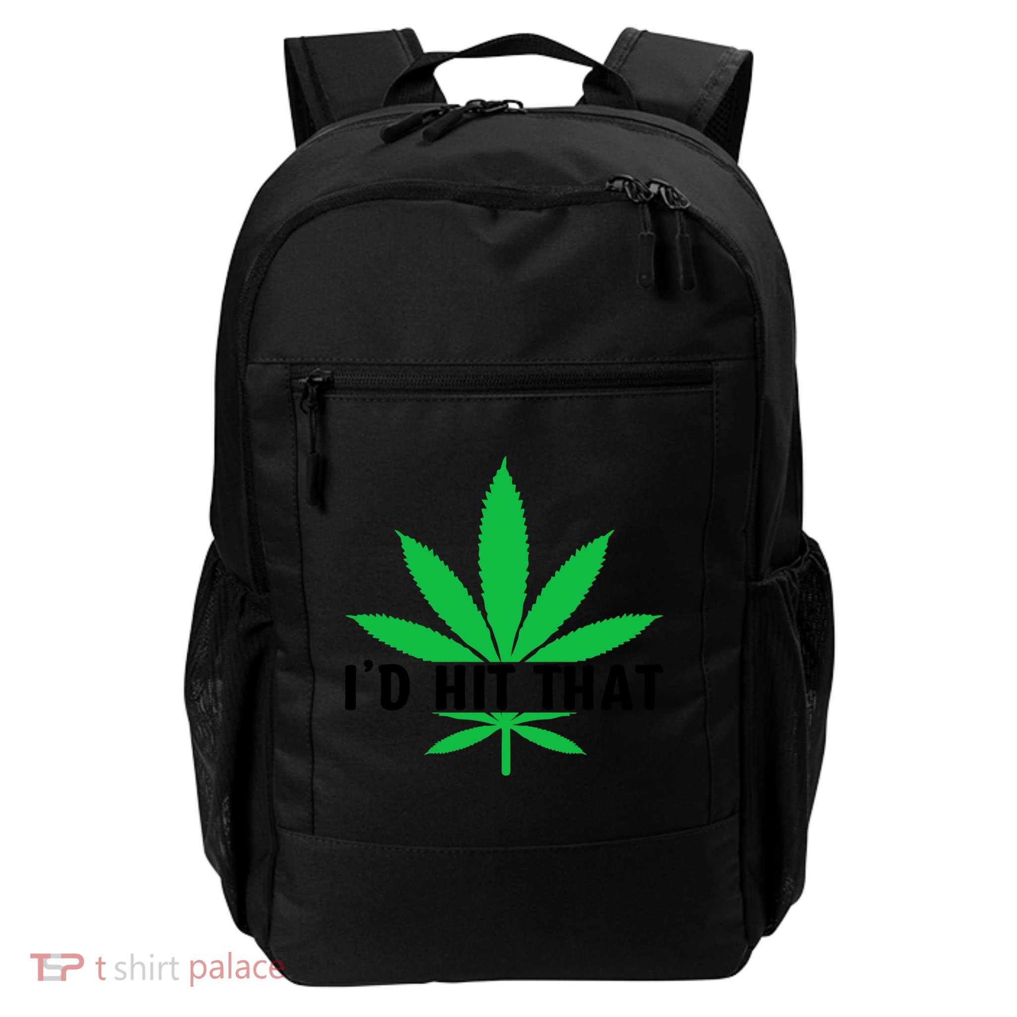 ID Hit That Funny Weed 4/20 Daily Commute Backpack
