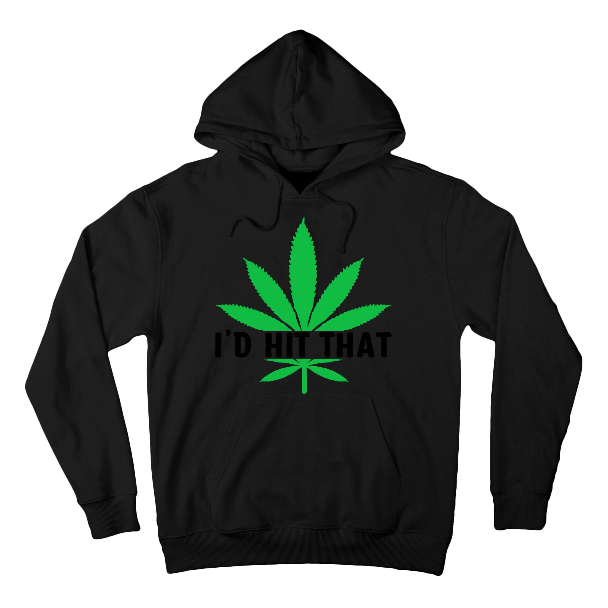 ID Hit That Funny Weed 4/20 Tall Hoodie
