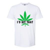 ID Hit That Funny Weed 4/20 Softstyle® CVC T-Shirt