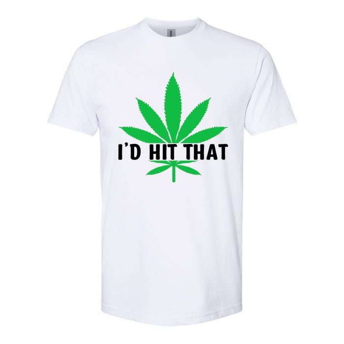 ID Hit That Funny Weed 4/20 Softstyle® CVC T-Shirt