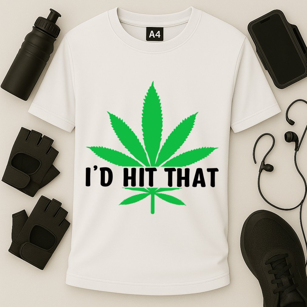 ID Hit That Funny Weed 4/20 Performance Shirt