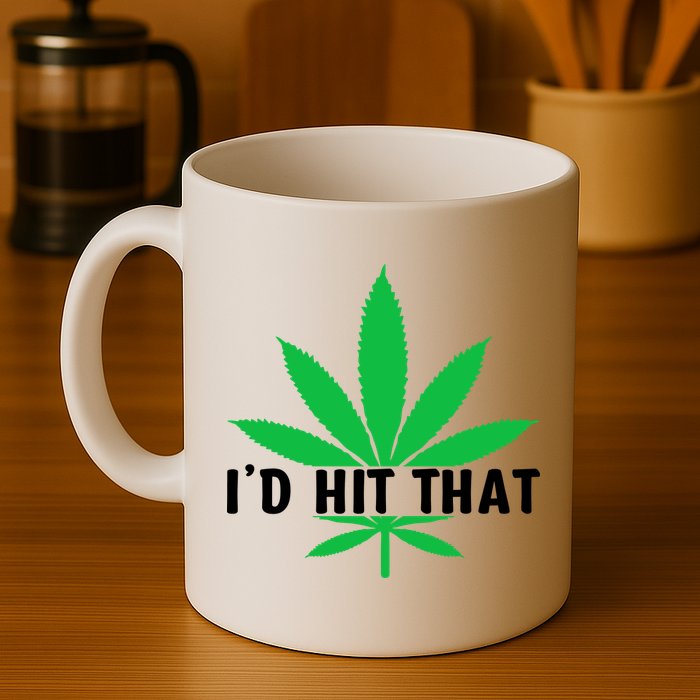 ID Hit That Funny Weed 4/20 Mug