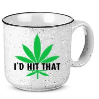 ID Hit That Funny Weed 4/20 15oz Campfire Ceramic Mug