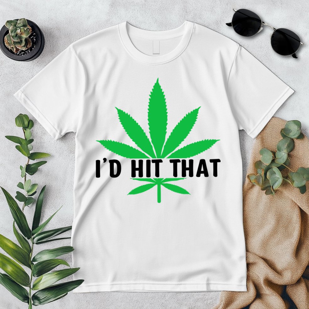 ID Hit That Funny Weed 4/20 Premium T-Shirt