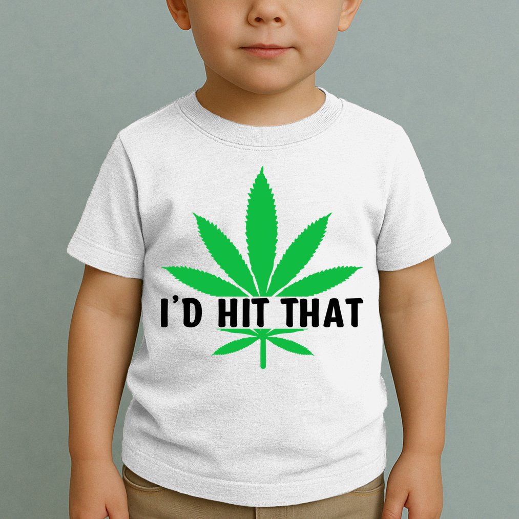 ID Hit That Funny Weed 4/20 Toddler T-Shirt