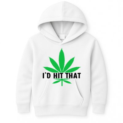 ID Hit That Funny Weed 4/20 Kids Hoodie