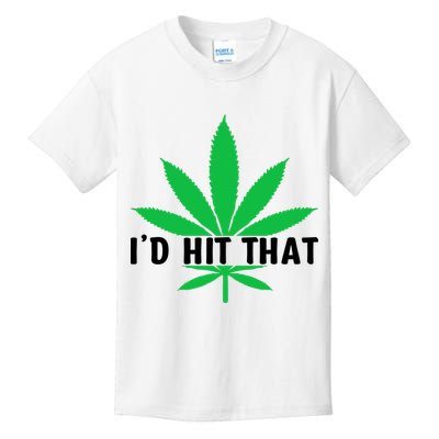 ID Hit That Funny Weed 4/20 Kids T-Shirt