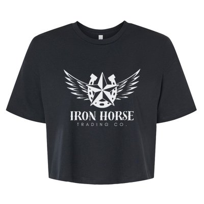 Iron Horse Trading Co Bella+Canvas Jersey Crop Tee