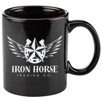 Iron Horse Trading Co 11oz C Handle Ceramic Mug