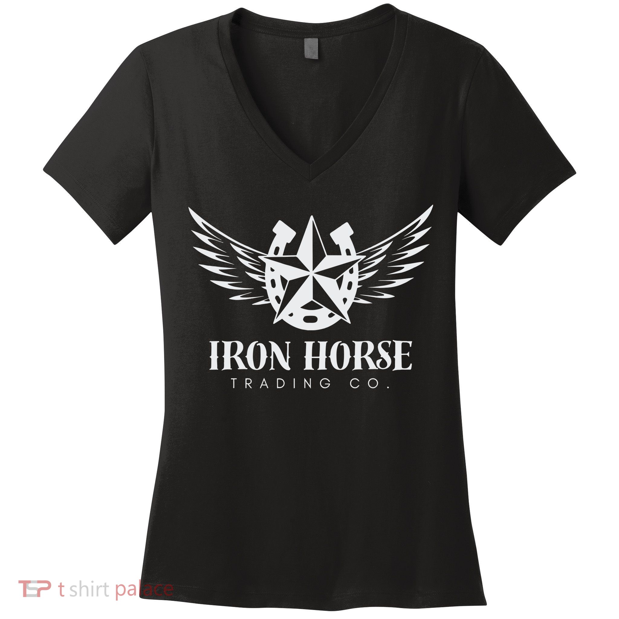 Iron Horse Trading Co Women's V-Neck T-Shirt