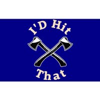 ID Hit That I Competition Throwing Axe On A Ax Throwing Bumper Sticker