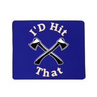 ID Hit That I Competition Throwing Axe On A Ax Throwing Mousepad