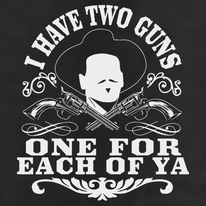 I Have Two Guns One For Each Of Ya Cool Comfort Performance Bucket Hat