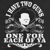 I Have Two Guns One For Each Of Ya Adult Drive Performance Visor