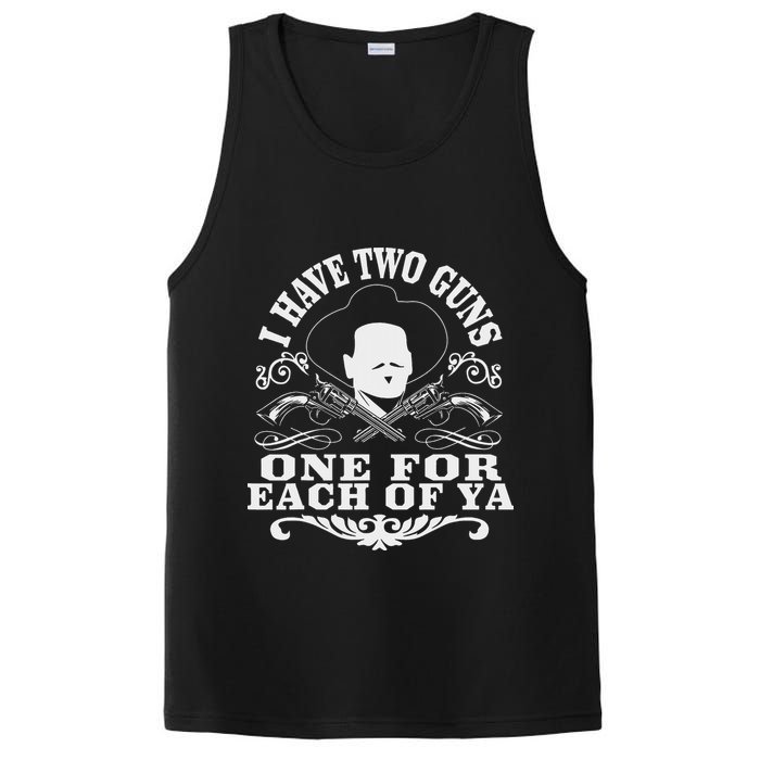 I Have Two Guns One For Each Of Ya PosiCharge Competitor Tank