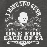 I Have Two Guns One For Each Of Ya Vector Backpack