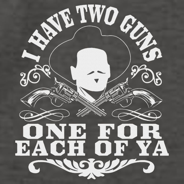 I Have Two Guns One For Each Of Ya Vector Backpack