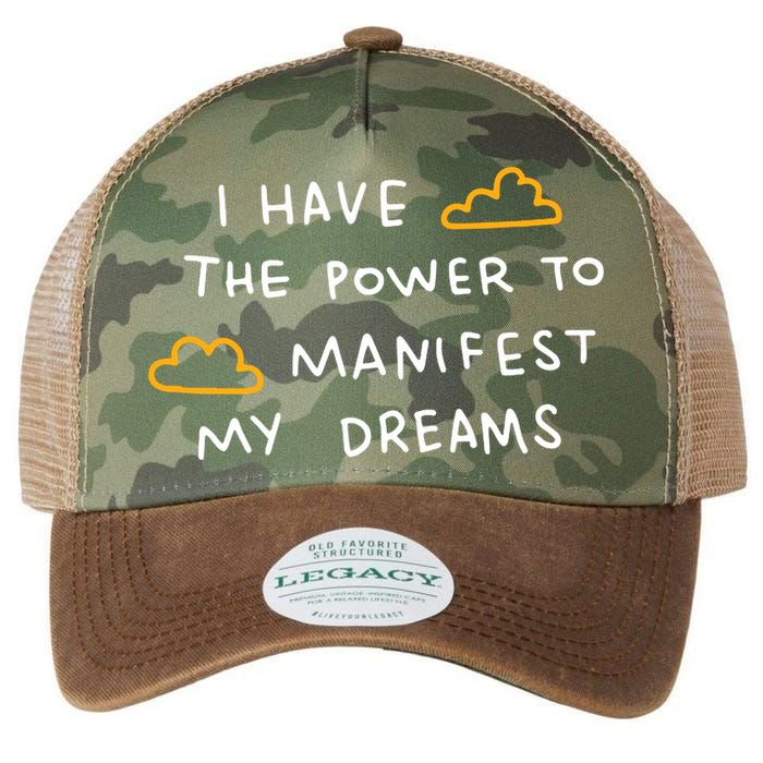 I Have The Power To Manifest My Dreams Legacy Tie Dye Trucker Hat