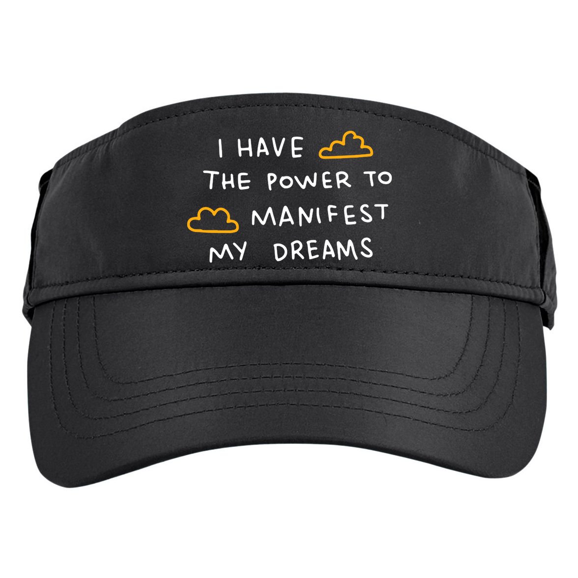 I Have The Power To Manifest My Dreams Adult Drive Performance Visor